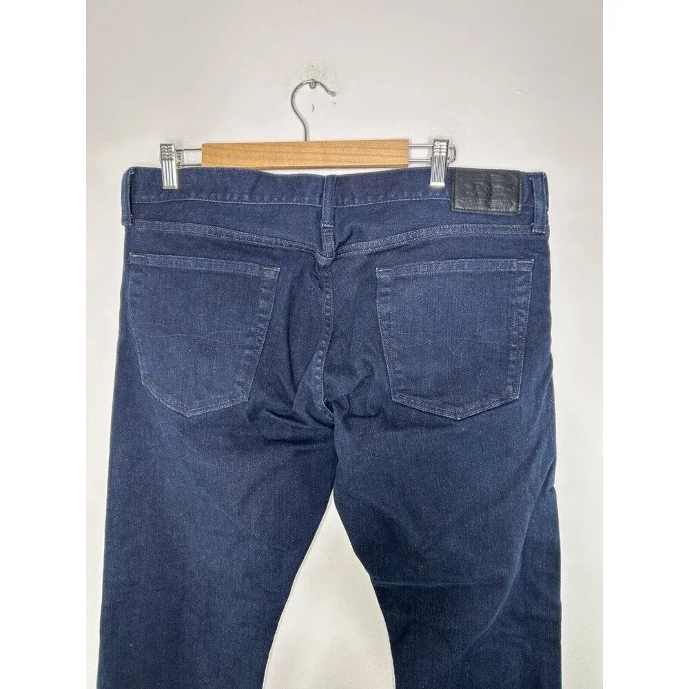 Polo by Ralph Lauren Men's Slim Jeans - Dark Blue - Picture 7 of 15